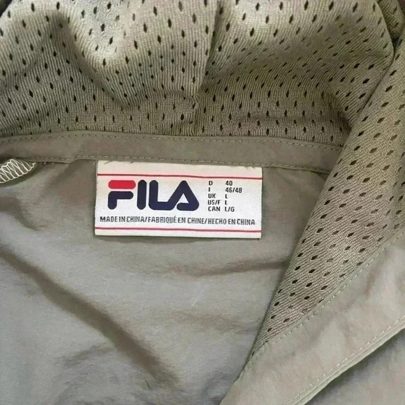 FILA Crop Hoodie Size L - Picture 5 of 8
